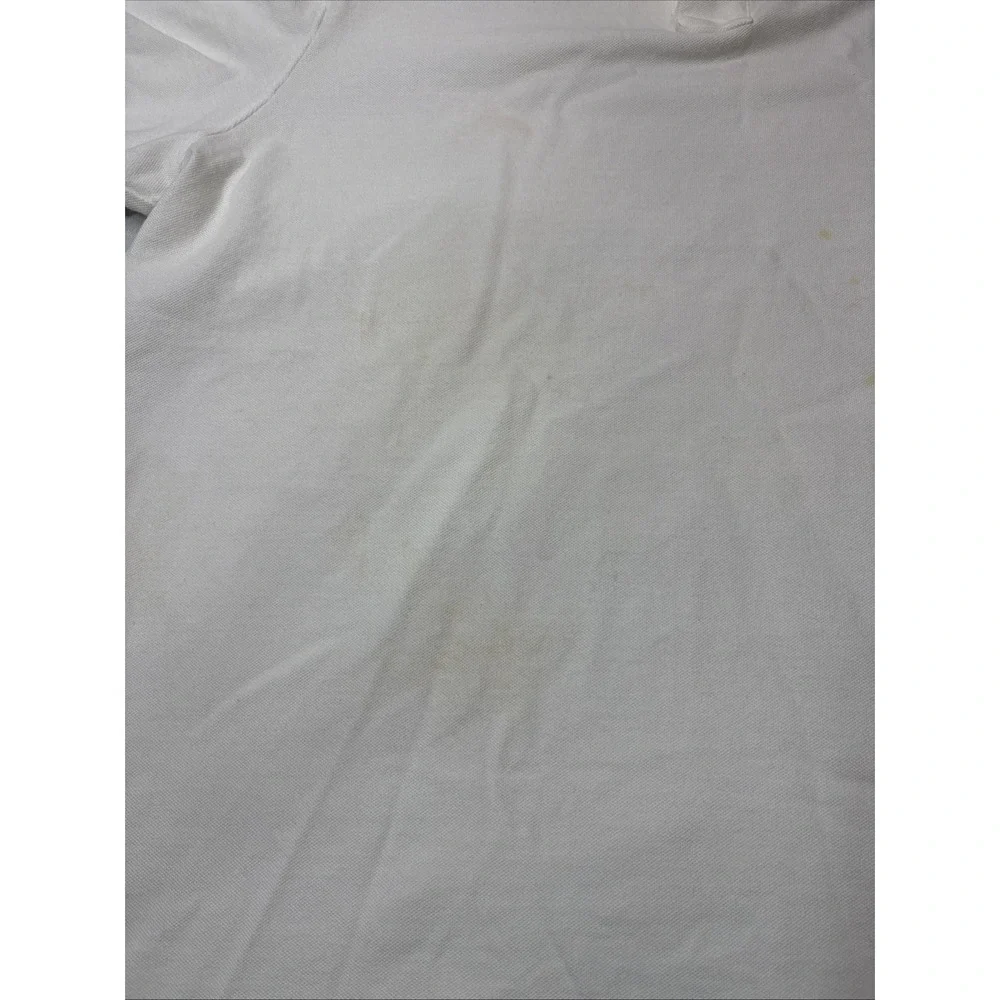 Polo Ralph Lauren Polo Bear Classic Fit White Cotton Polo Shirt Men's XXL